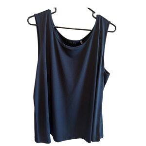 IMAN Women’s Black Sleeveless Top Sz 1XL